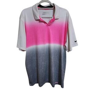 Men's Nike Golf Dri-Fit Mobility Gradient Polo Size Large